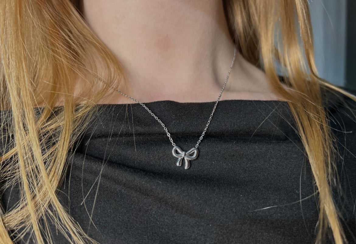 Collana coquette | placcatura in silver