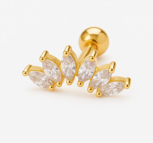 helix diamond gold