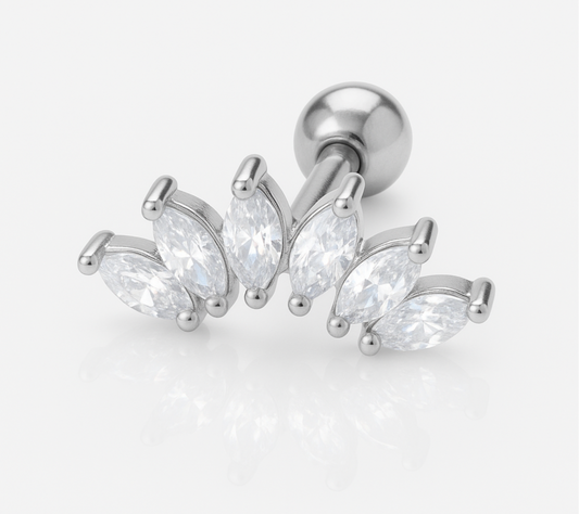 helix diamond silver