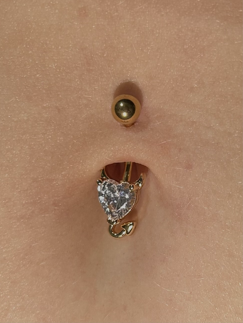Diabolous Belly piercing | placcatura gold