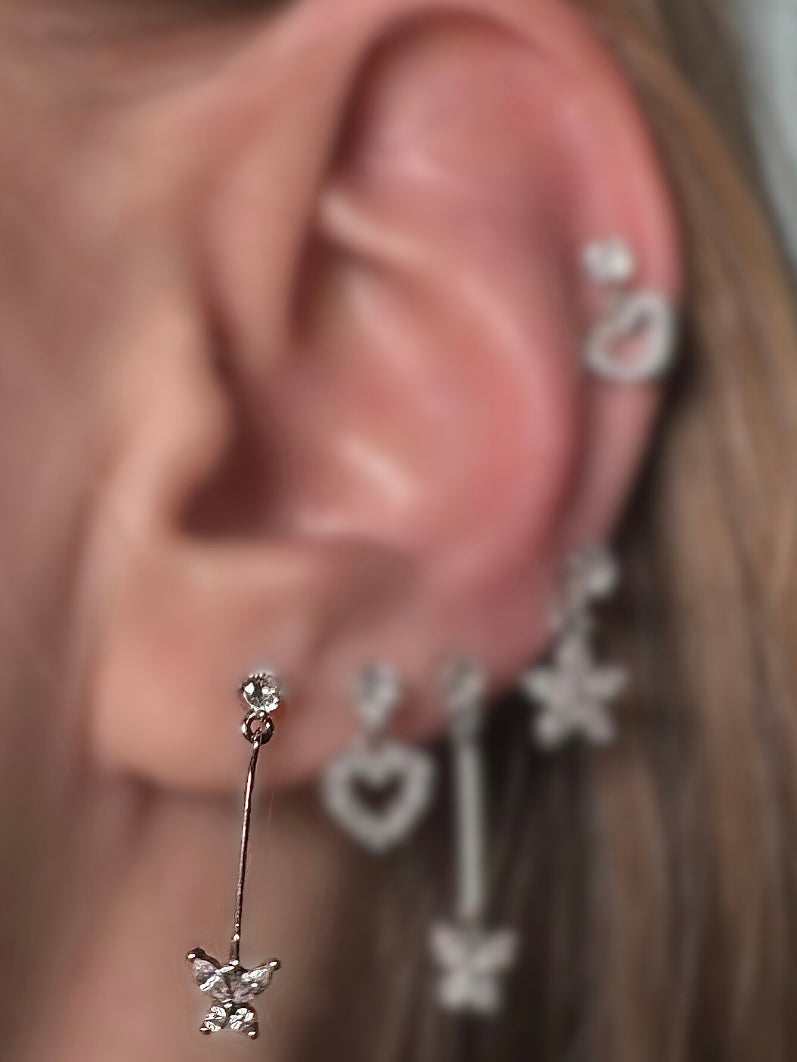 orecchini line papillon |
placcatura silver