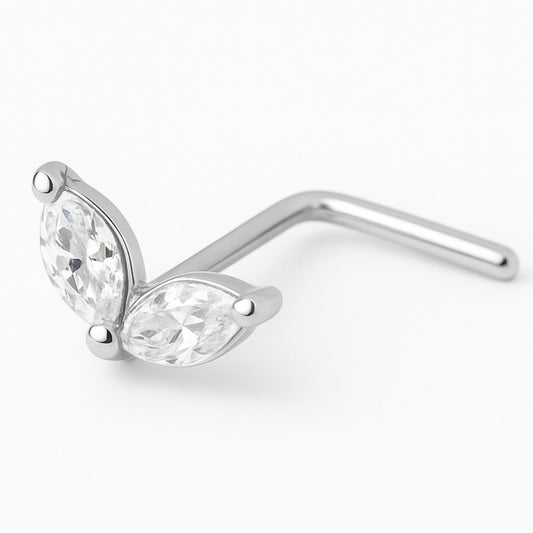 nostril petal silver